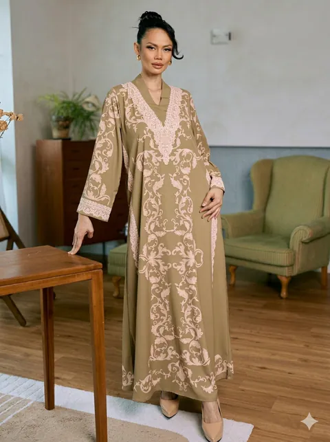 CEMPAKA in Olive Beige in Olive Beige