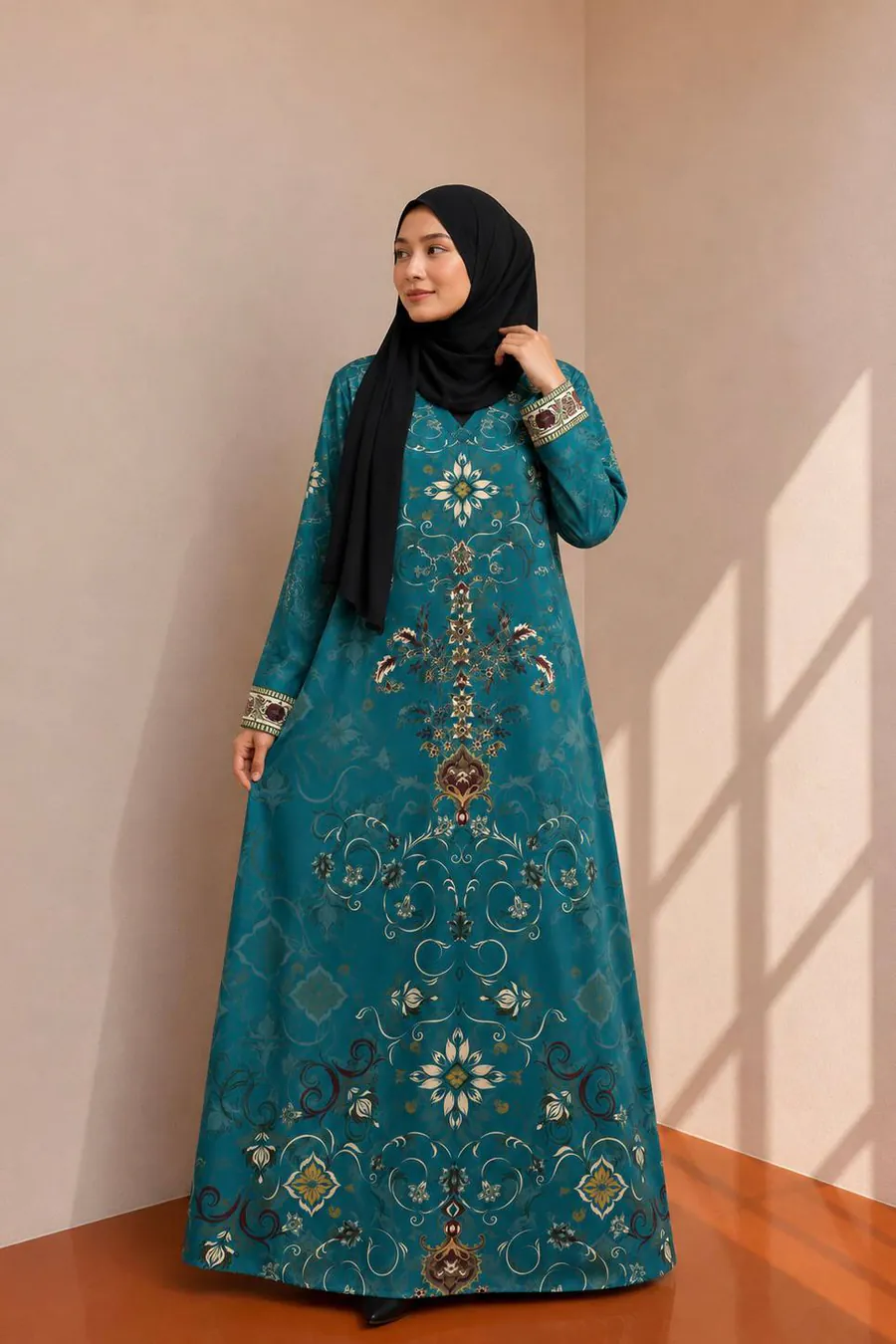 JASMIN in Teal Blue
